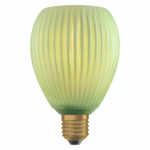 LED izzó E27 ovális 3.5W 300lm 2700K Meleg, dekoratív zöld Osram