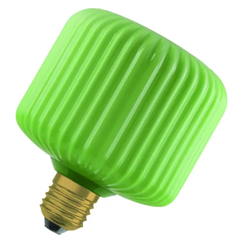 LED izzó E27 négyzet alakú 3,5 W 300 lm 2700 K meleg, dekoratív zöld Osram