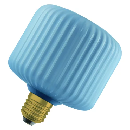 LED izzó E27 négyzet alakú 3,5 W 300 lm 2700 K meleg, dekoratív kék Osram