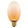 E27 LED izzó ovális, fagyos, 3,5 W, 300 lm, 2700 K, meleg, dekoratív narancssárga, Osram