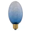 E27 LED izzó ovális, fagyos, 3,5 W, 300 lm, 2700 K, meleg, dekoratív kék, Osram