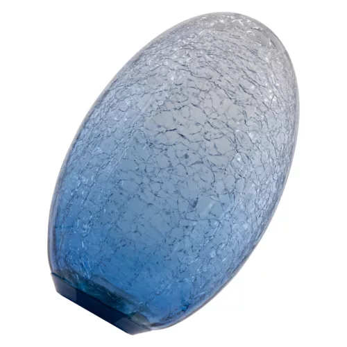 E27 LED izzó ovális, fagyos, 3,5 W, 300 lm, 2700 K, meleg, dekoratív kék, Osram