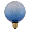 E27 LED izzó, Fagyos gömb alakú, 3,5 W, 300 lm, 2700 K, meleg, dekoratív kék, Osram