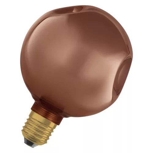 LED izzó E27 gömb alakú 3,5 W 300 lm 2700 K Meleg, dekoratív rózsaszín Elektromos üveg KIS Osram