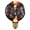 LED izzó E27 gömb alakú 3,5 W 300 lm 2700 K Meleg, dekoratív fekete, elektromos üveg, kicsi Osram