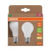 2x LED izzó A60 E27 3.8W = 60W 2700K 806l Meleg 300° Izzószálas KLASSZIKUS ENERGIAHATÉKONYSÁG Osram
