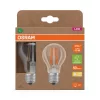 2x LED izzó A60 E27 2.2W = 40W 2700K 470lm Meleg 300° Izzószálas KLASSZIKUS ENERGIAHATÉKONYSÁG Osram