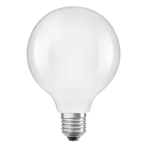 LED izzó G125 gömb alakú E27 7.2W = 100W 1521lm 2700K Meleg 330° Izzószálas KLASSZIKUS ENERGIAHATÉKONYSÁG Osram