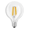 LED izzó G95 gömb alakú E27 3,8 W = 60 W 806 lm 2700 K Meleg 300° Izzószálas KLASSZIKUS ENERGIAHATÉKONYSÁG Osram