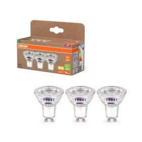   3x LED izzó PAR16 reflektor GU10 2.5W = 50W 450lm 2700K Meleg 100° 180lm/W ENERGIAHATÉKONYSÁG Osram