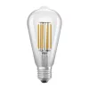 E27 ST64 CL LED izzó 4W = 60W 840lm 3000K 360° OSRAM