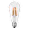 LED izzó ST64 E27 5W = 75W 1055lm 2700K Meleg 330° Izzószálas KLASSZIKUS ENERGIAHATÉKONYSÁG Osram