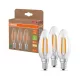 3x LED izzó B35 gyertya E14 2.2W = 40W 470lm 2700K Meleg 330° 214lm/W ENERGIA CLASSIC EFFICIENCY Osram