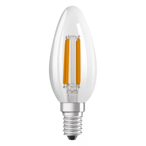 LED izzó B35 gyertya E14 2.5W = 40W 470lm 2700K Meleg 300° 188lm/W KLASSZIKUS ENERGIAHATÉKONYSÁG Osram