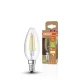 LED izzó B35 gyertya E14 2.9W = 40W 470lm 2700K Meleg 300° Szabályozható ENERGY CLASSIC EFFICIENCY Osram