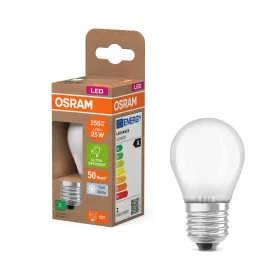   LED izzó P45 gömb alakú E27 1.2W = 25W 255lm 4000K Semleges 330° 213lm/W KLASSZIKUS ENERGIAHATÉKONYSÁG Osram
