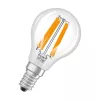 LED izzó P45 gömb alakú E14 1.2W = 25W 255lm 4000K Semleges 330° 213lm/W ENERGY CLASSIC EFFICIENCY Osram