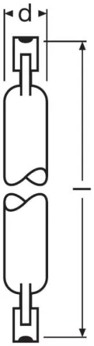 Izzószál R7S 48W 750lm 2900K OSRAM HALOLINE PRO 74,9mm