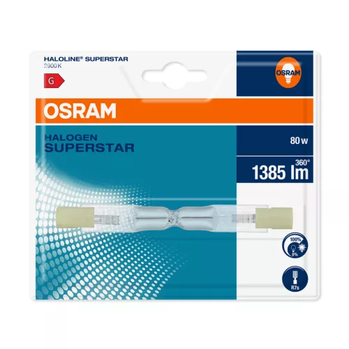 Izzószál R7S 80W 1385lm 2900K OSRAM HALOLINE PRO