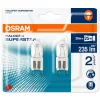 2x halogén izzó G9 20W 235lm 2700K OSRAM HALOPIN