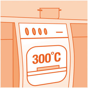 Halogén izzó G9 kapszula 25W 260LM 230V OSRAM sütőhöz