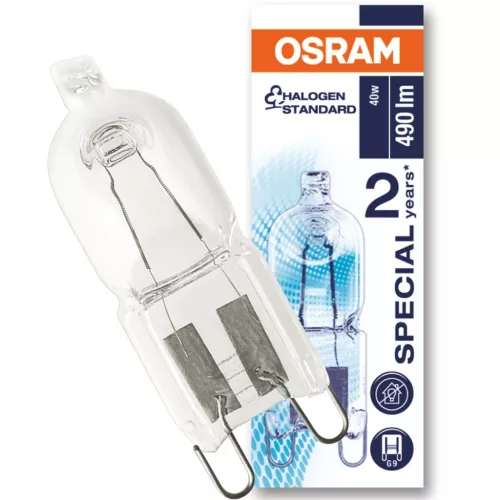 Halogén izzó G9 kapszula 40W 490LM 230V OSRAM sütőhöz