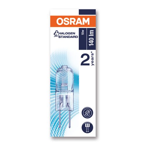Halogén izzó G4 10W 140LM 12V Halostar sütő OSRAM