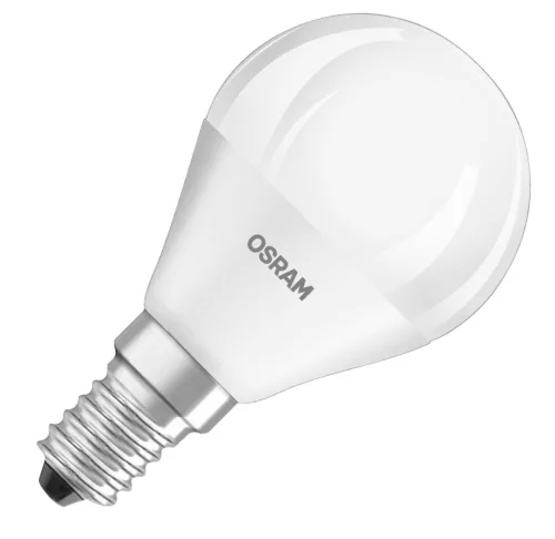 E14 Gömb P45 LED izzó 5W = 40W 470lm 4000K semleges 180° OSRAM érték