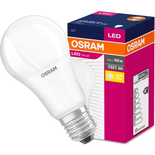 E27 A60 LED izzó 13W = 100W 1521lm 2700K 200° OSRAM