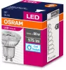 GU10 LED izzó 6.9W = 80W 575lm 6500K hideg 36° OSRAM érték