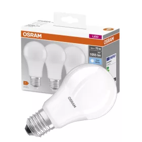   3db LED izzó E27 A60 10W = 75W 1055lm 4000K semleges 200° OSRAM alap