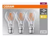 3PAK LED izzó B22d A60 7W = 60W 806lm 2700K  360° izzószál OSRAM