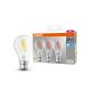 3x LED izzó A60 B22d 6.5W = 60W 806lm 4000K Semleges 300°-os foglalat Osram