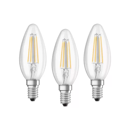 3db LED izzó E14 B40 4W = 40W 470lm 4000K Semleges 320° OSRAM Alapszál