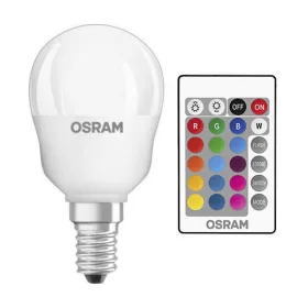   E14 P45 LED izzó 4,5W = 25W 250lm RGBW 200° OSRAM Star + TÁVIRÁNYÍTÓ