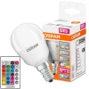 E14 P45 LED izzó 5,5 W = 40 W 470 lm RGBW 200° OSRAM Star + távirányító