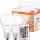 2x LED izzó A60 E27 9W = 60W 806lm RGBW 180° OSRAM Star + Távirányító