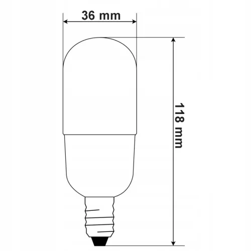 E14 T25 LED izzó 8W = 60W 806lm 4000K semleges OSRAM Stick