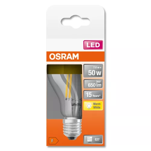 E27 A60 LED izzó 7W = 50W 650lm 2700K OSRAM Mirror Gold