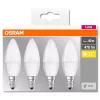 4PAK LED izzó E14 B35 5W = 40W 470lm 2700K  300° OSRAM