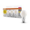 4x LED izzó A60 E27 6,5 W = 60 W 806 lm 2700 K Meleg 300°-os foglalat Osram
