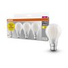 4x LED izzó A60 B22d 6.5W = 60W 806lm 2700K Meleg 300°-os foglalat Osram