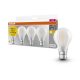4x LED izzó A60 B22d 6.5W = 60W 806lm 2700K Meleg 300°-os foglalat Osram