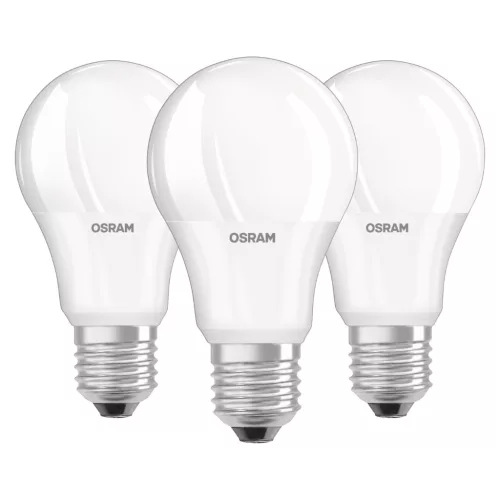 3PAK LED izzó E27 A60 8.5W = 60W 806lm 4000K Semleges 300° OSRAM