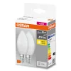 2x LED izzó B37 gyertya E14 4.9W = 40W 470lm 2700K Meleg 200°-os foglalat Osram