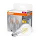 2x LED izzó E27 A60 4W = 40W 470lm 2700K meleg 300° OSRAM izzószál