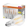 3db LED izzó E27 A60 CL 7.5W = 75W 1055lm 2700K  300° Izzószál OSRAM