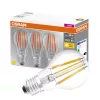 3db LED izzó E27 A60 CL 11W = 100W 1521lm 2700K  300° Izzószál OSRAM