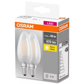 2db LED izzó E14 B35 4W = 40W 470lm 2700K  300° OSRAM