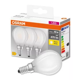 3db LED izzó Gömb E14 P45 4W = 40W 470lm 2700K  OSRAM
